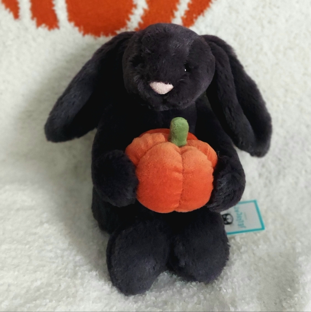 NEW WITH TAGS Jellycat Bashful Pumpkin Bunny